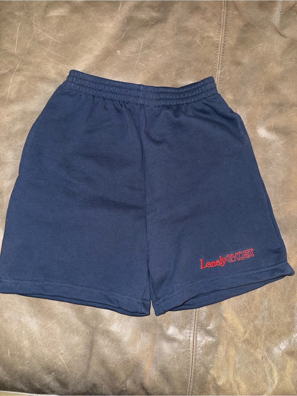 Lonely Ghost Navy Shorts